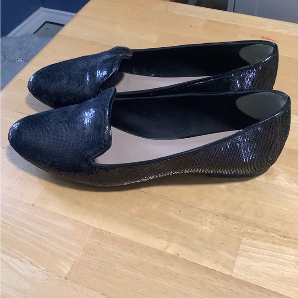Aldo black sequin flats - Picture 2 of 3